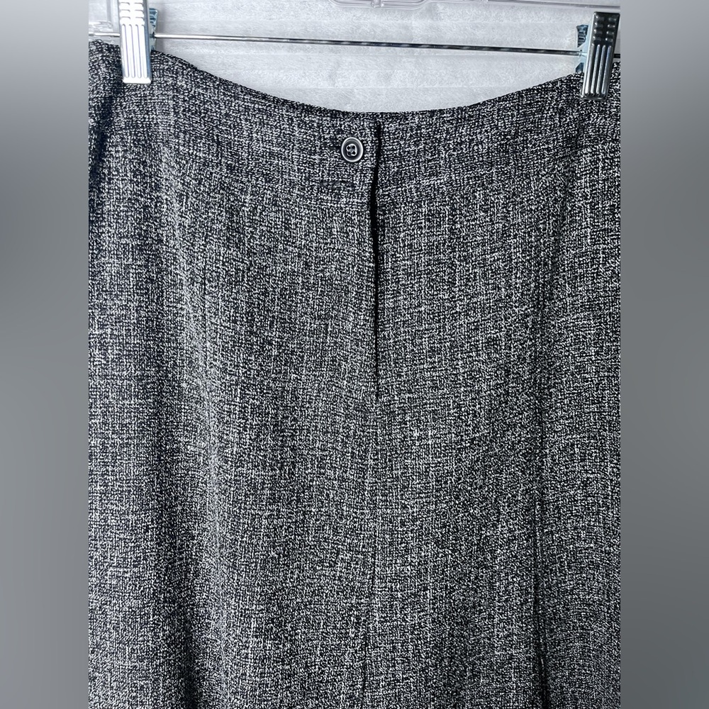 SAG Harbor Vintage Petite  A Line Skirt Black & White Size 4P - Picture 4 of 7